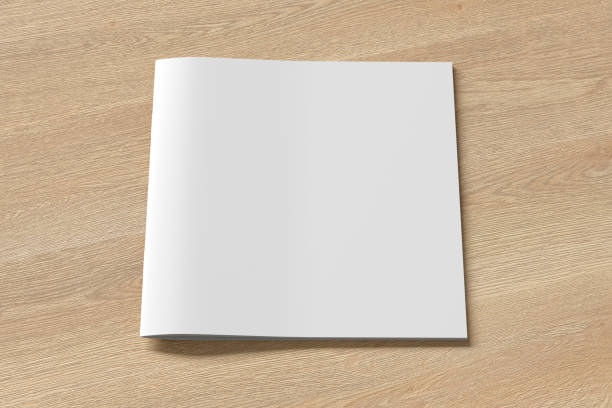 istock Blank square brochure or booklet cover 1198015706