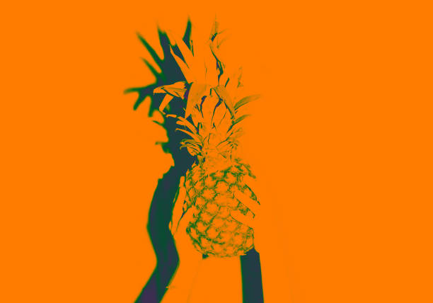 istock A pineapple. An abstract photo of pineapple. 1198016024