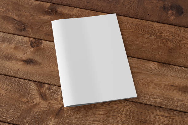istock Vertical brochure or booklet  cover mock up. 1198016737