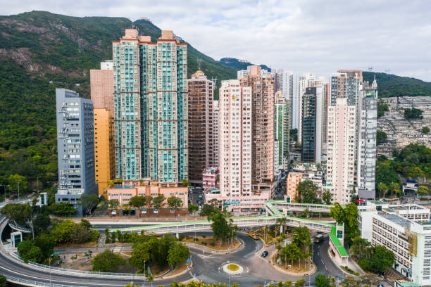 istock Drone view of Aberdeen, Hong Kong 1198019583