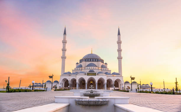 istock Amazing mosque in Sharjah 1198022154