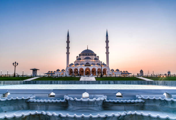 istock Beautiful Mosque in Sharjah 1198023179