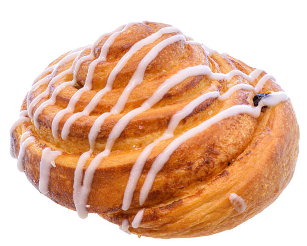 istock Butter bun snail close-up isolated 1198028526