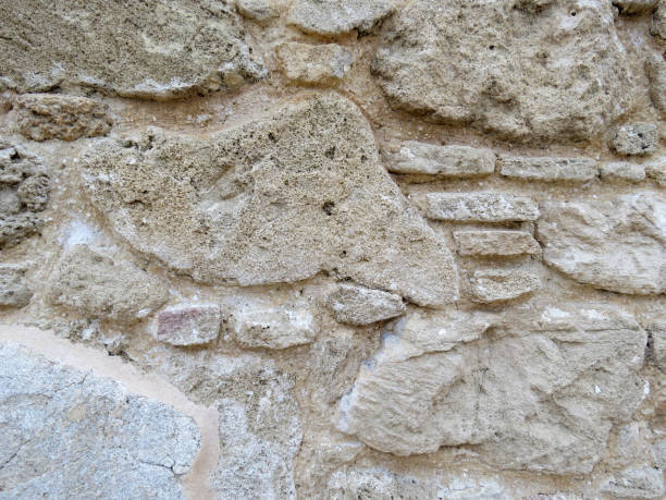 istock Stone background, stone wall in Archaeological Park (Kato Pafos) 1198031882