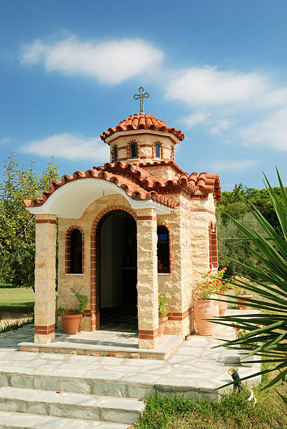 istock greek church on chalkidiki 119803341