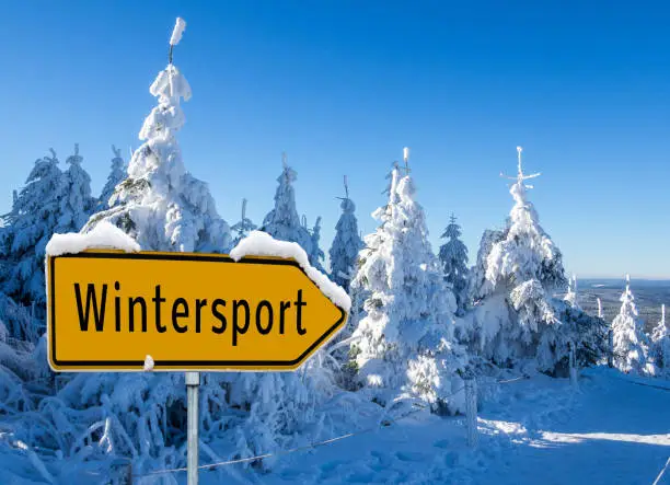 German "Wintersport"  Area Shield