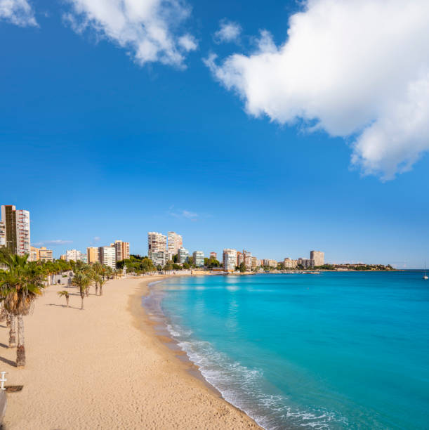 istock Playa Albufereta Beach in Alicante Spain 1198039933