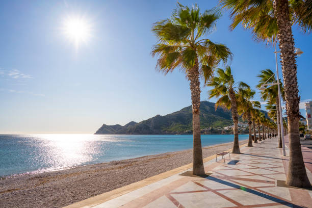 Altea beach in Alicante Mediterranean Spain