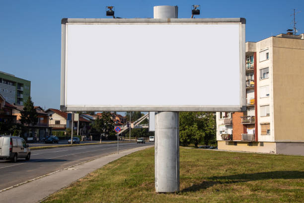 istock Blank billboard mockup for advertising 1198040166