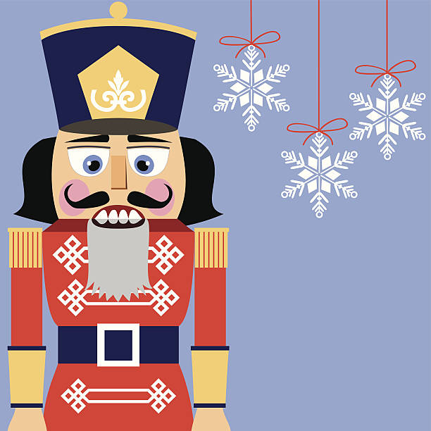 Nutcracker de fondo - ilustración de arte vectorial