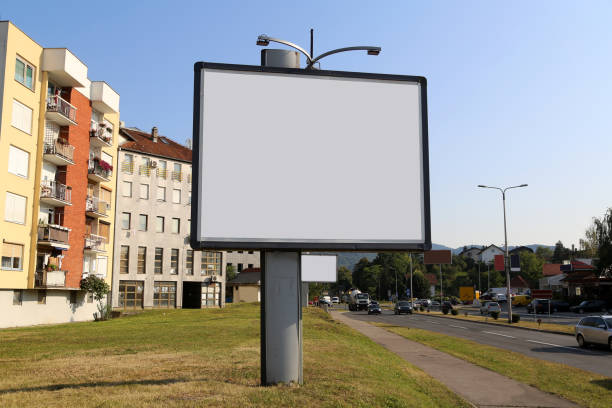 istock Blank billboard mockup for advertising 1198041373