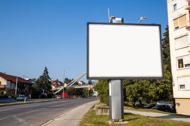 istock Blank billboard mockup for advertising 1198041777
