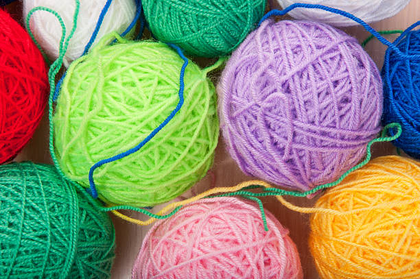 istock Color clews for knitting 119804292