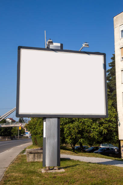 istock Blank billboard mockup for advertising 1198044032
