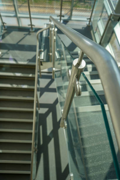istock Stairs in and office building 1198045375