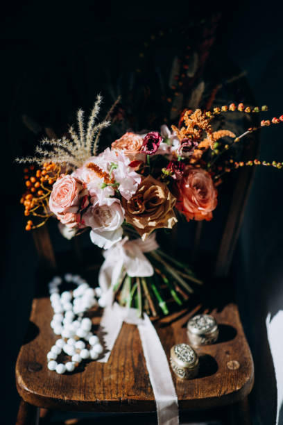 istock Beautiful wedding flowers. Wedding bouquet. 1198045655