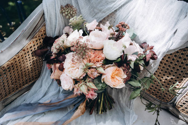 istock Beautiful wedding flowers. Wedding bouquet. 1198045695
