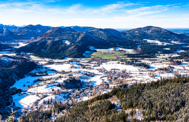 istock view at fischbachau village 1198047045