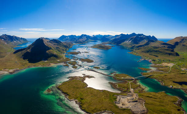 istock Fredvang Bridges Panorama Lofoten islands 1198047844