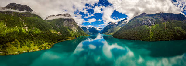 istock Panorama lovatnet lake Beautiful Nature Norway. 1198047858