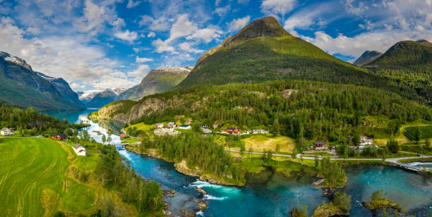 istock Panorama lovatnet lake Beautiful Nature Norway. 1198047871