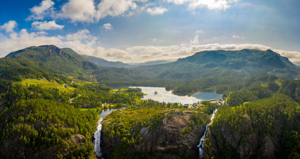 istock Beautiful Nature Norway. Latefossen Waterfall Odda Norway. 1198047886
