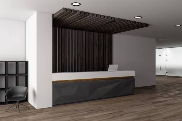 istock Side view of contemporary reception 1198049045