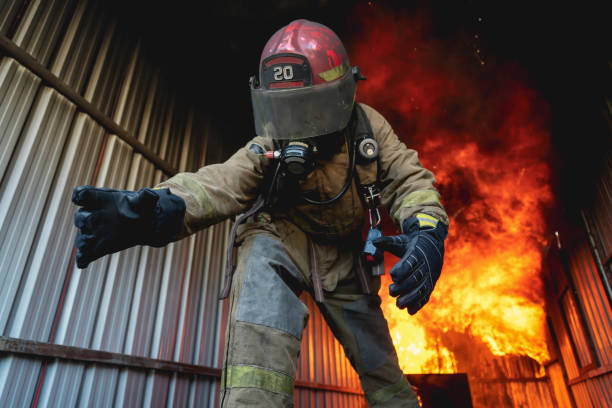 istock Firefighters rescued the survivors. 1198050865