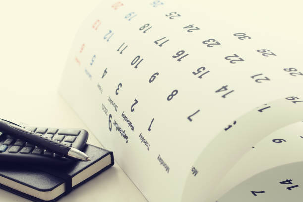 istock Calendar and business 1198054725