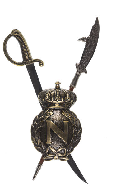 istock medieval royal heraldic emblem, shield and swords 1198058080