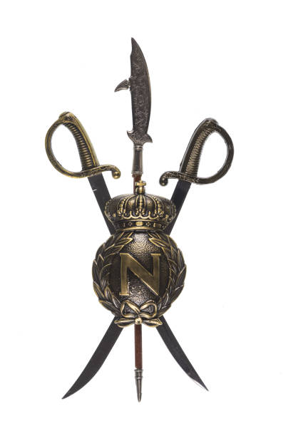 istock medieval  royal heraldic emblem, shield and swords 1198058870