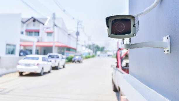 istock CCTV Security surveillance camera system for domestic life in modern city.Surveillance cameras on the corner of a building. 1198059081