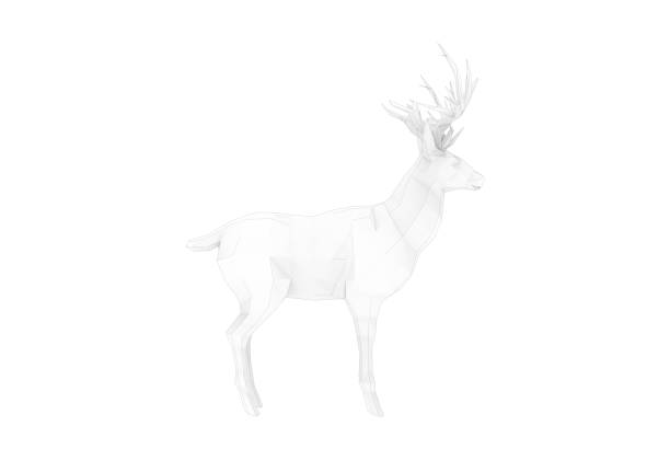 istock Graphic Animal Isolated on White 3D Rendering 1198062269
