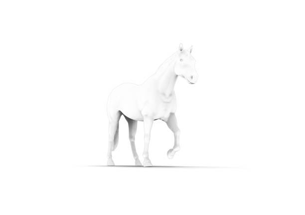 istock Graphic Animal Isolated on White 3D Rendering 1198062314