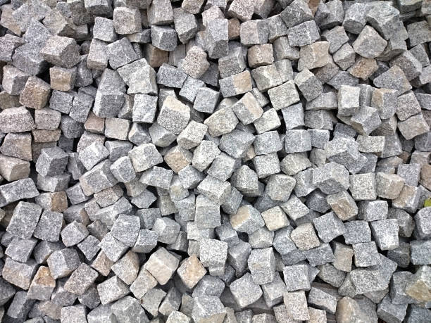 High detail granite rocks for construction