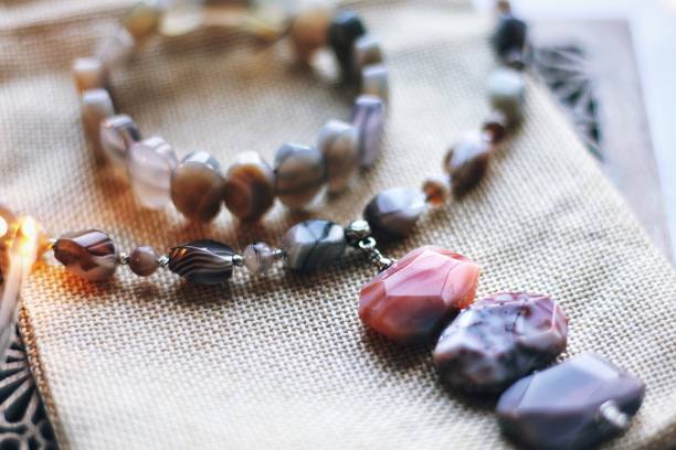 istock Jewelry composition on interior background with bokeh 1198067554