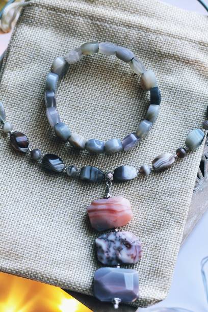 istock Jewelry composition on interior background with bokeh 1198067557