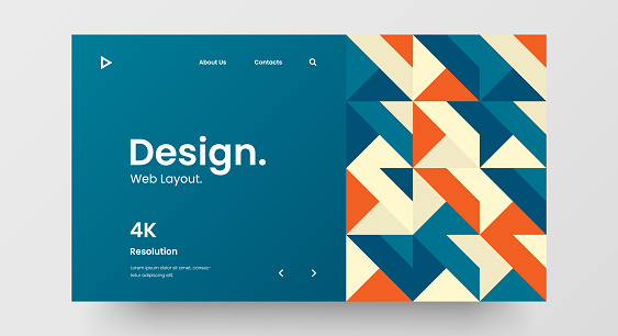 Custom Web Screen Creative Horizontal Website Screen Part For Responsive Web Design ...