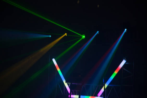 istock Lights in disco, ready for the party at night. 1198071973
