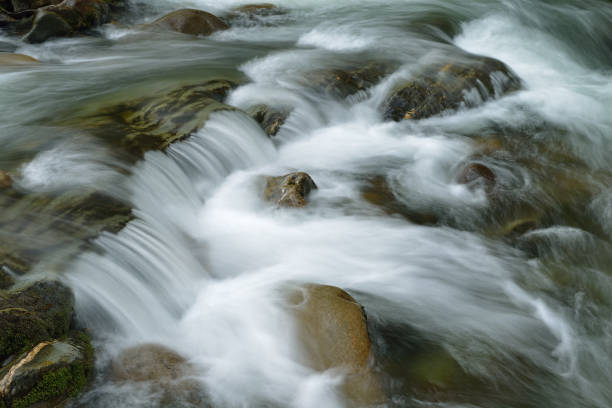 литл-пиджен - waterfall stream river tennessee стоковые фото и изображения