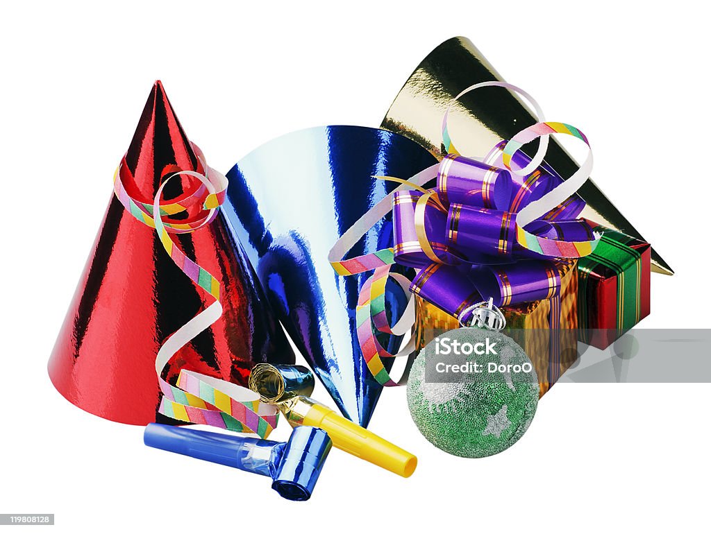 New Year's and Christmas decoration  Box - Container Stock Photo