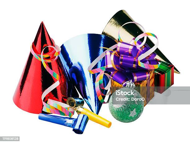 New Years And Christmas Decoration Stock Photo - Download Image Now - Box - Container, Celebration, Christmas