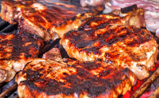 istock Grilling fresh meat on barbecue 1198082337