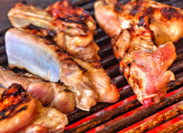 istock Grilling fresh meat on barbecue 1198082342