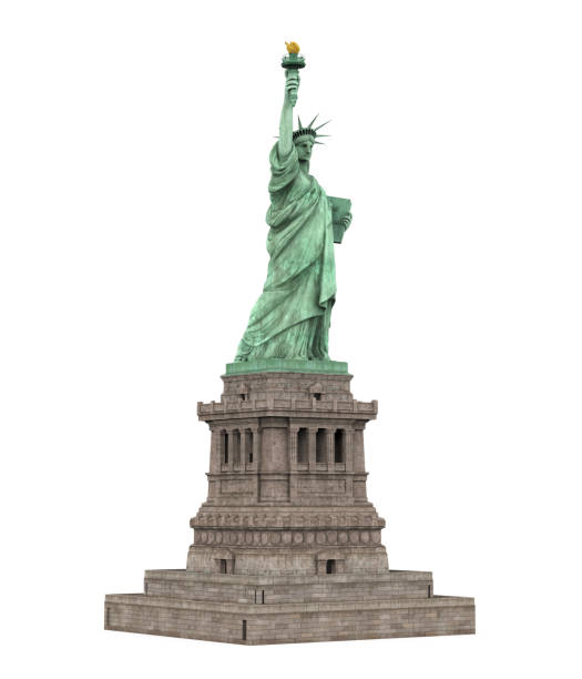istock Statue of Liberty Isolated 1198082721