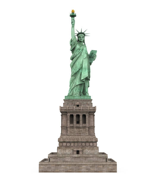 istock Statue of Liberty Isolated 1198082726