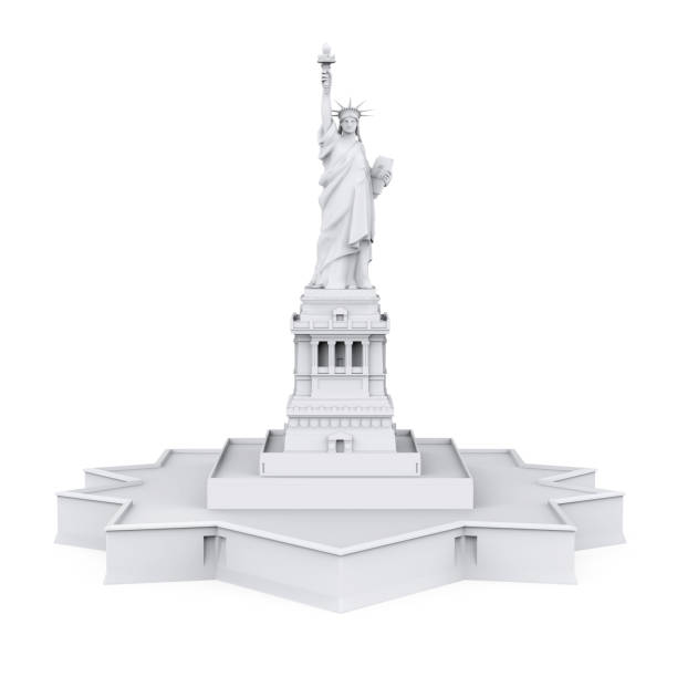 istock Statue of Liberty Isolated 1198082755