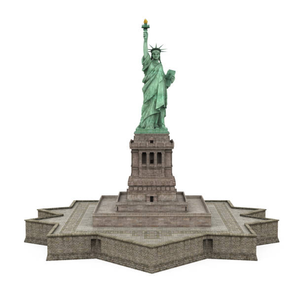 istock Statue of Liberty Isolated 1198082792