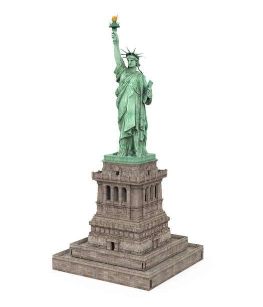 istock Statue of Liberty Isolated 1198083831