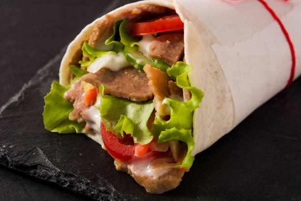 istock Doner kebab or shawarma sandwich 1198085840